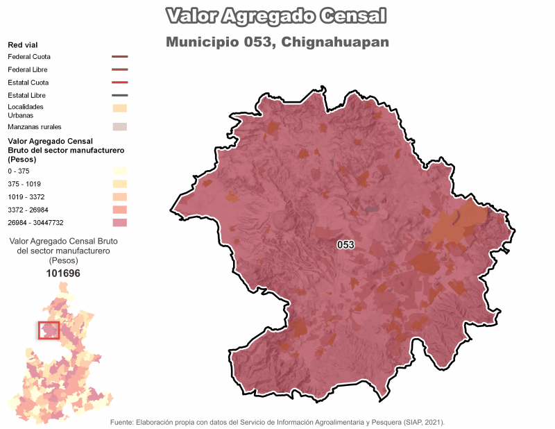 Valor agregado censal - Chignahuapan