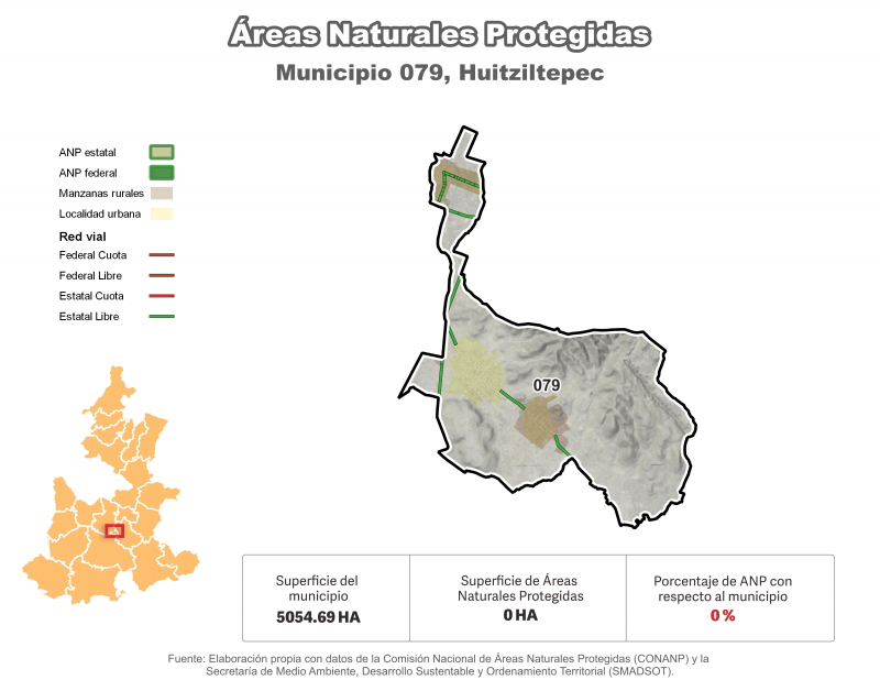 Áreas Naturales Protegidas (ANP) - Huitziltepec