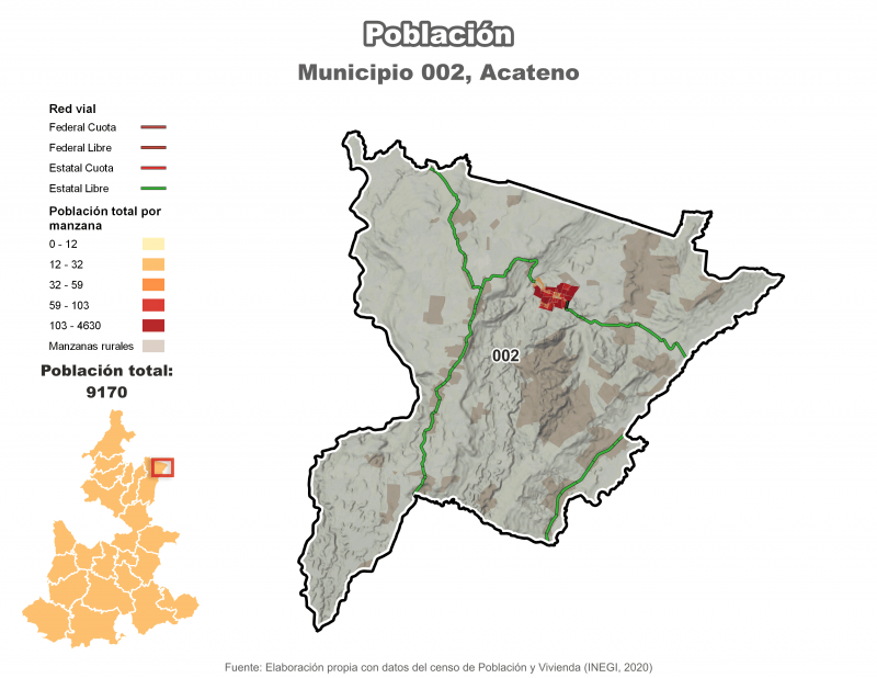 Población - Acateno