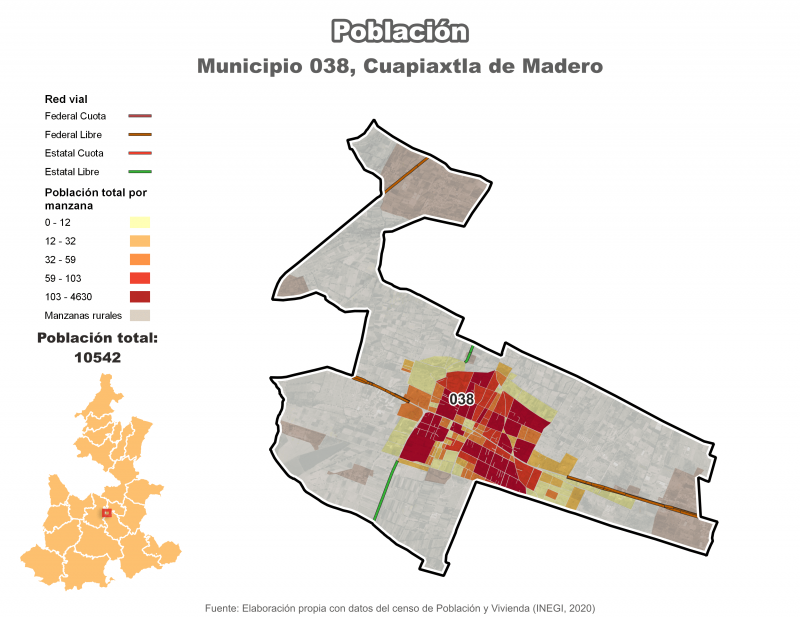 Población - Cuapiaxtla de Madero