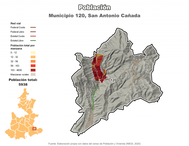 Población - San Antonio Cañada