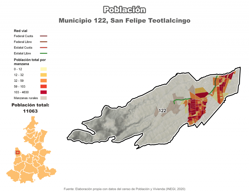 Población - San Felipe Teotlalcingo