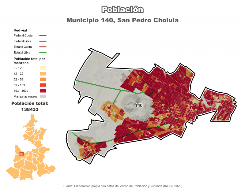 Población - San Pedro Cholula