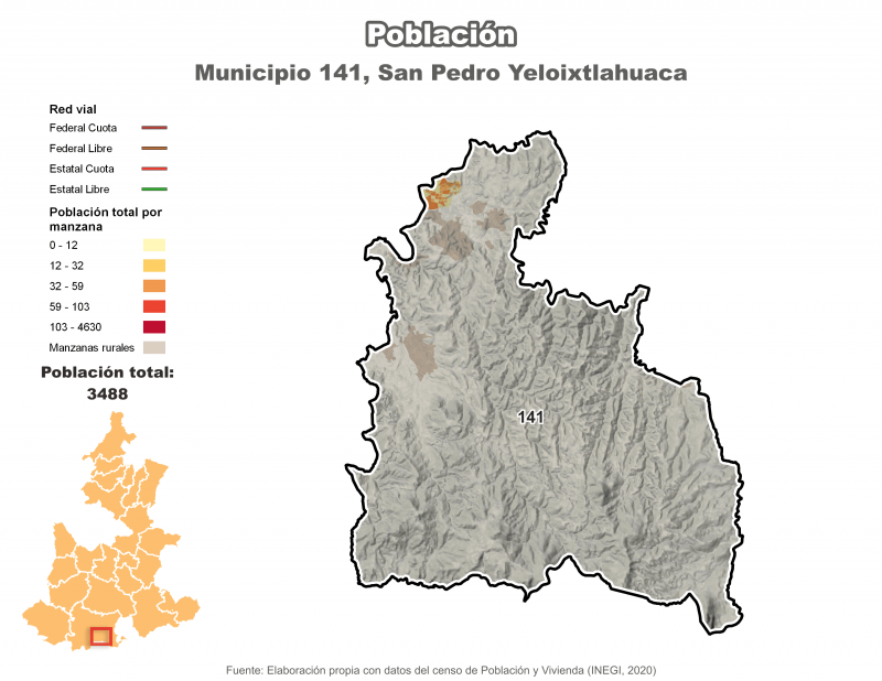 Población - San Pedro Yeloixtlahuaca