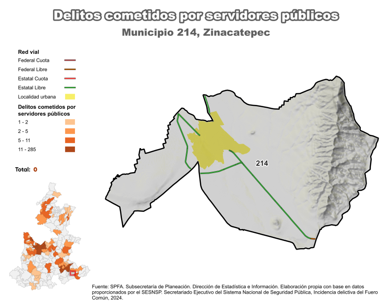 Delitos cometidos por servidores públicos - Zinacatepec