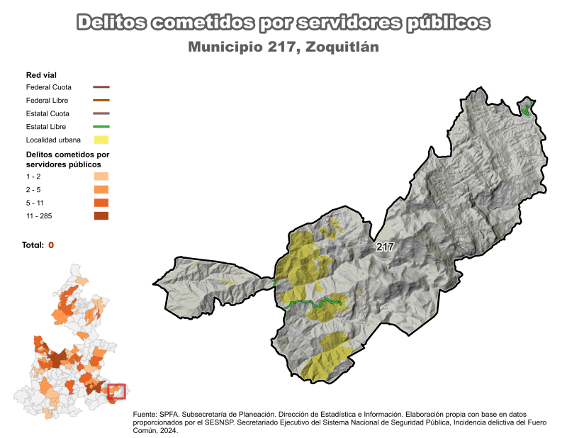 Delitos cometidos por servidores públicos - Zoquitlán