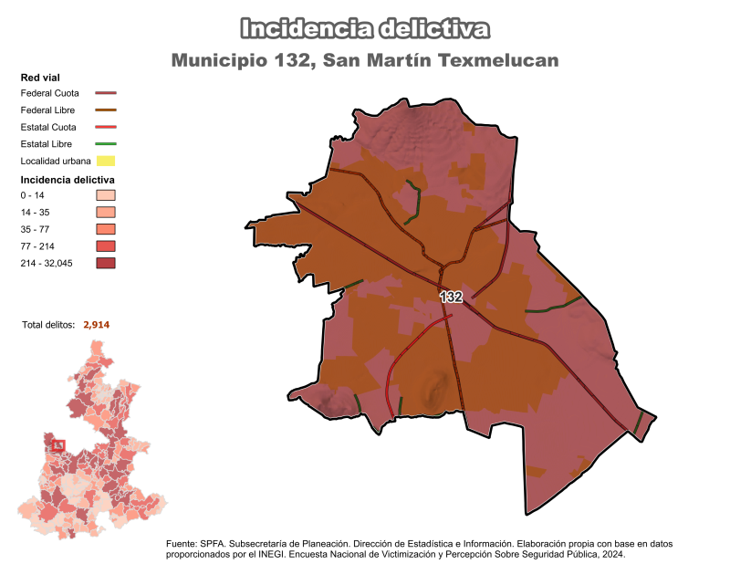 Incidencia Delictiva - San Martín Texmelucan