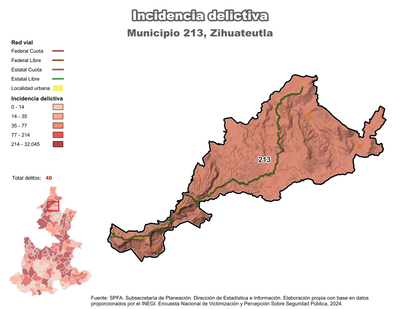 Incidencia Delictiva - Zihuateutla