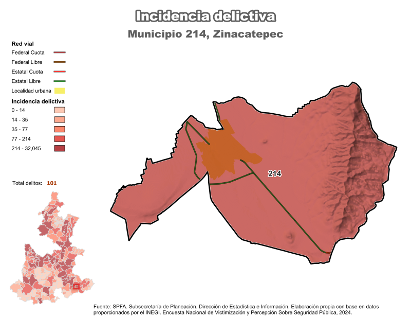 Incidencia Delictiva - Zinacatepec