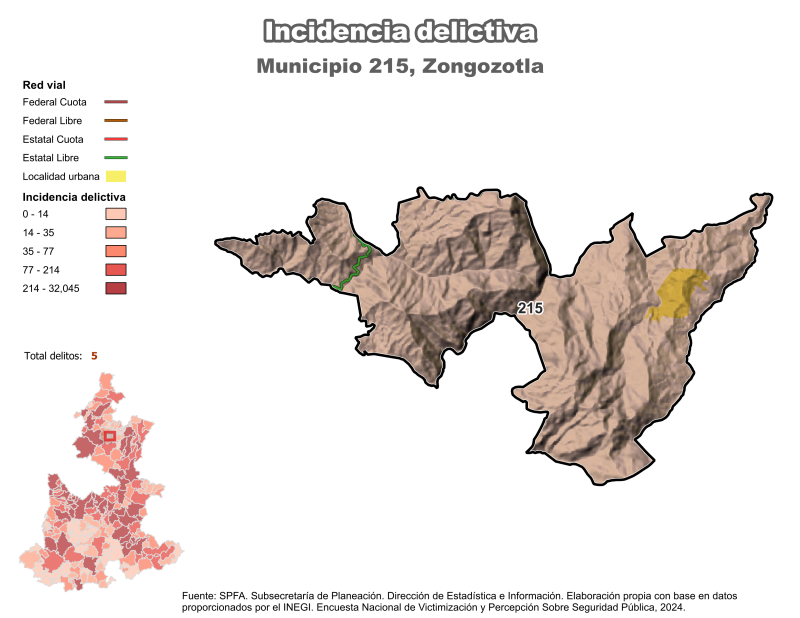 Incidencia Delictiva - Zongozotla