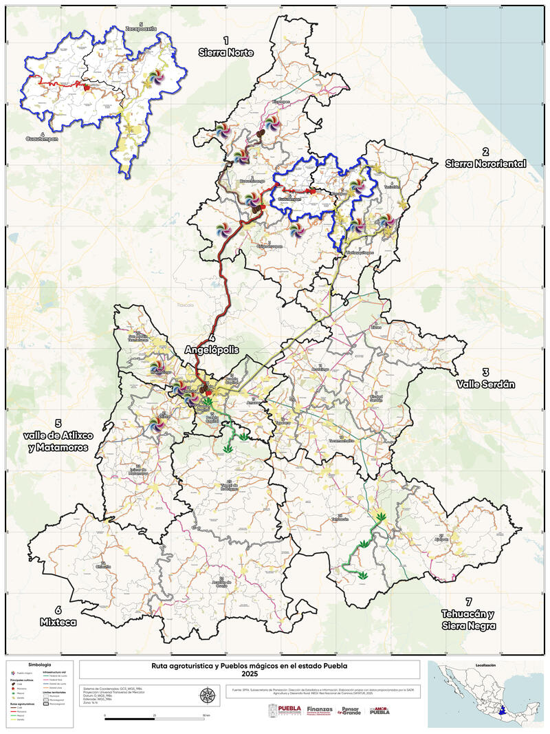 Ruta agroturística y Pueblos mágicos en el estado de Puebla