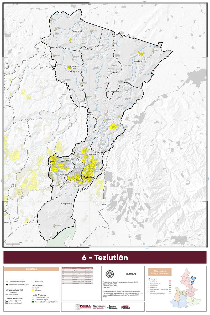 Microrregión 6. Teziutlán