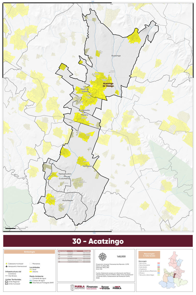 Microrregión 30. Acatzingo
