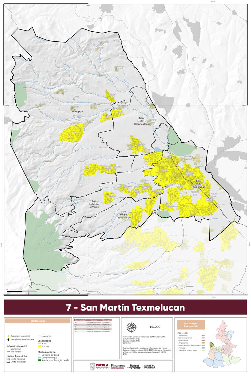 Microrregión 7. San Martín Texmelucan