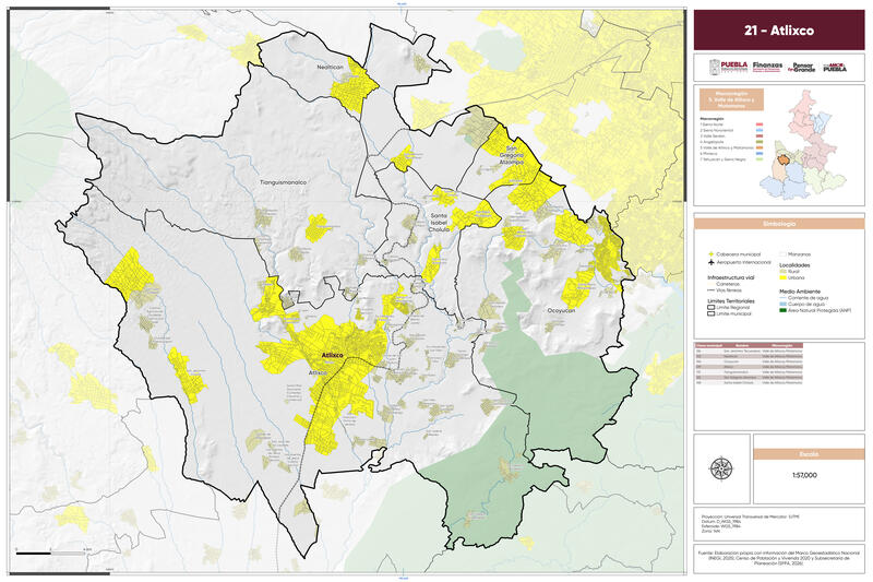Microrregión 21. Atlixco